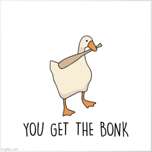 You Get The Bonk | image tagged in you get the bonk | made w/ Imgflip meme maker