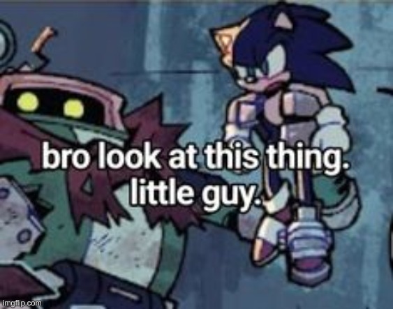 sonic look at this thing | image tagged in sonic look at this thing | made w/ Imgflip meme maker