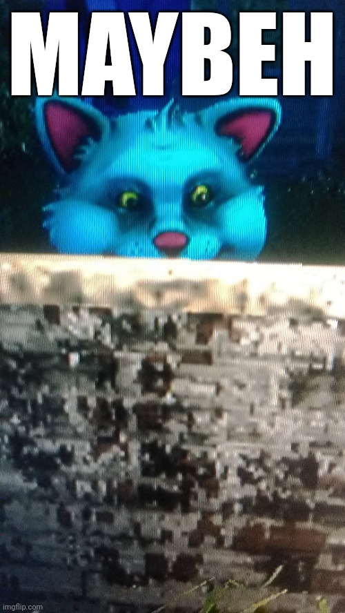 Saints Row the Third - Retro peeking behind a wall | MAYBEH | image tagged in saints row the third - retro peeking behind a wall | made w/ Imgflip meme maker