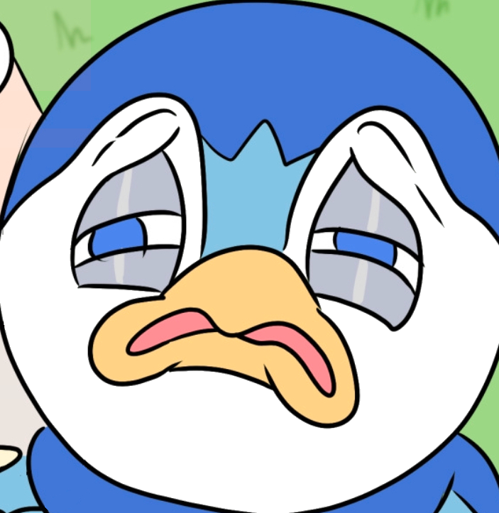 High Quality Piplup PNG Blank Meme Template