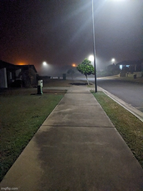 Photo of some Aussie 1 AM fog | made w/ Imgflip meme maker