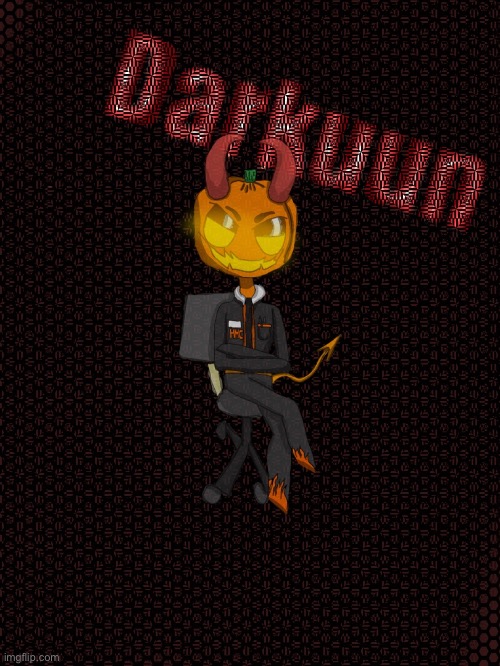 That1DoomSlayer’s OC, Darkuun. Im pretty proud of this one | image tagged in drawing | made w/ Imgflip meme maker
