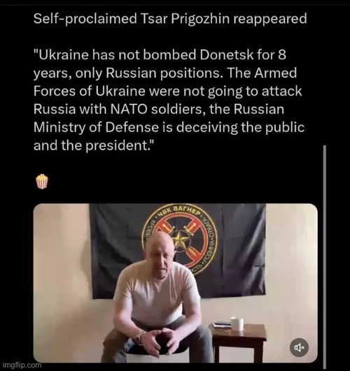 Even Putin’s butcher Prigozhin can’t keep up the lies any longer. So much for the Donetsk kids we were all supposed to weep for. | made w/ Imgflip meme maker