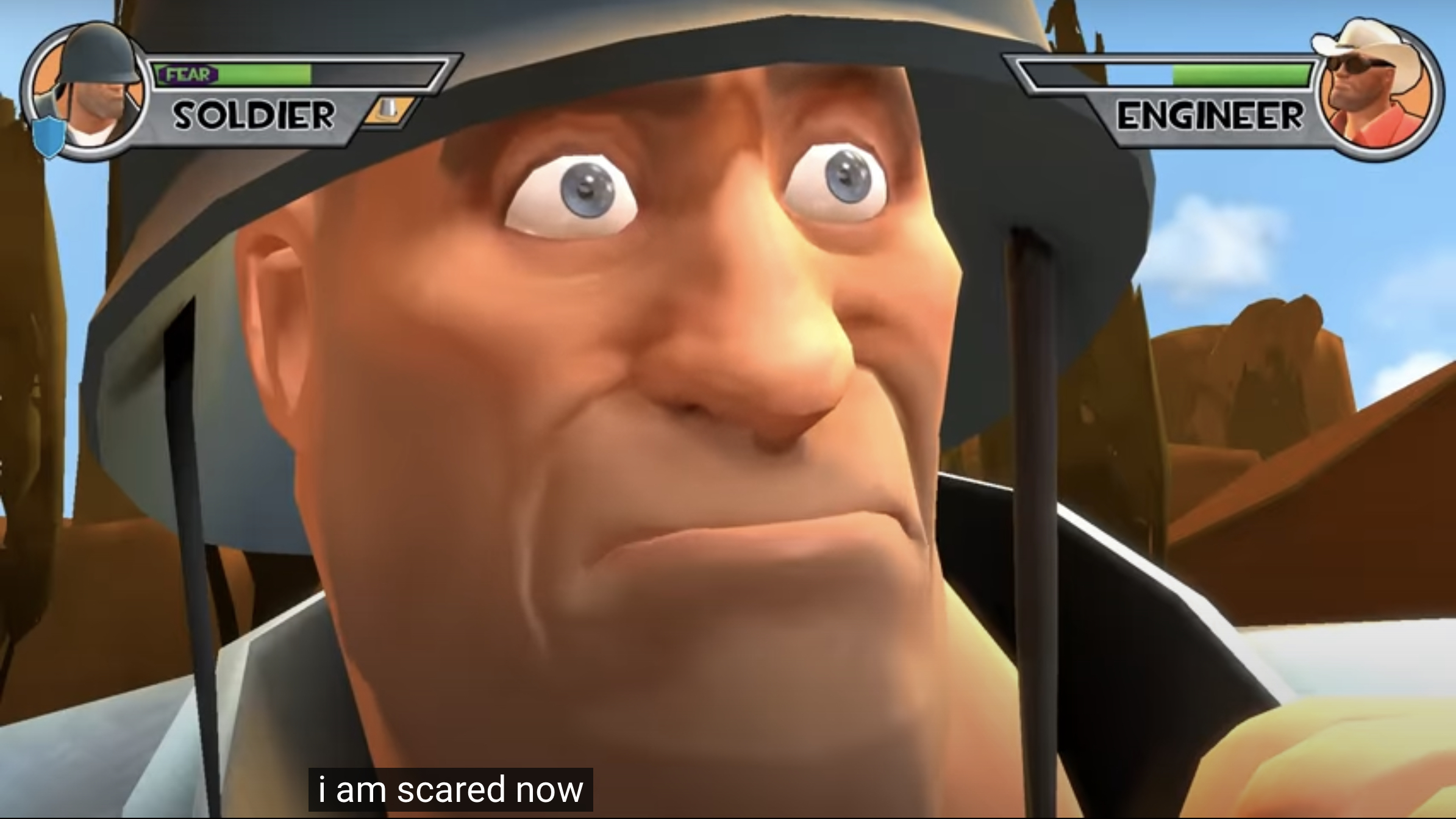 High Quality I am scared now Blank Meme Template