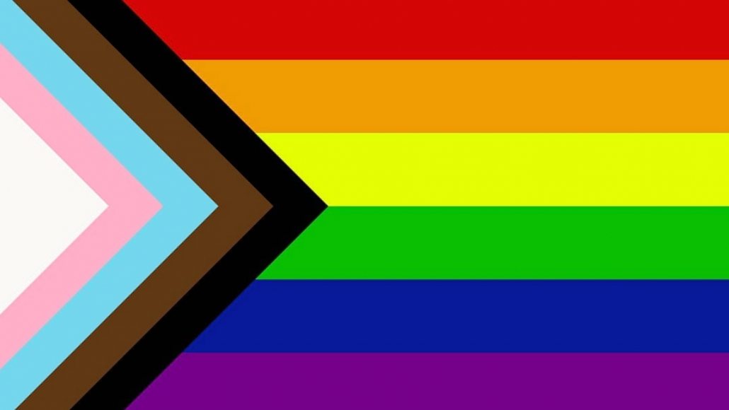 Progress Pride Flag Blank Meme Template