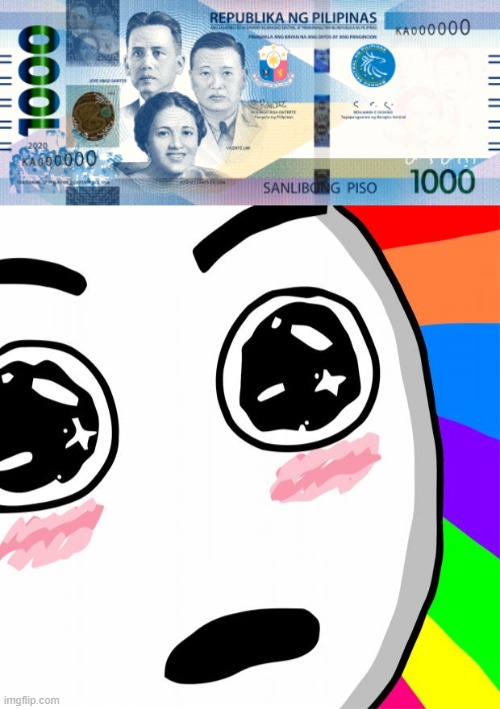 image tagged in surprised rainbow face | made w/ Imgflip meme maker