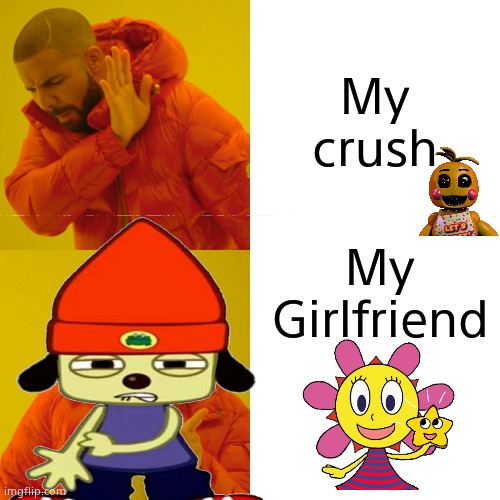 Girlfriend better than Crush | My crush; My Girlfriend | image tagged in pets | made w/ Imgflip meme maker