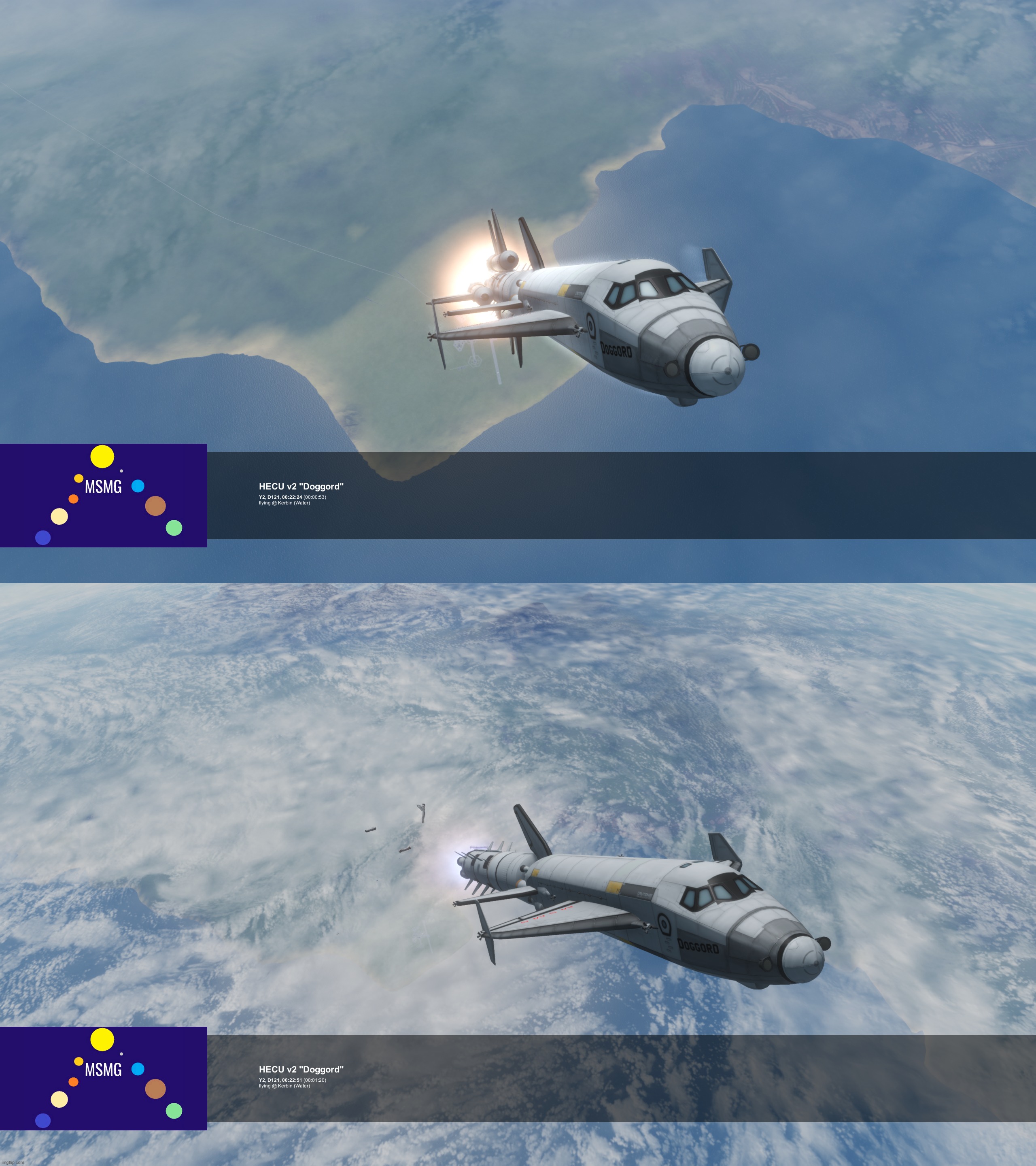 made it past cloud layer, and some rough booster separation, but all is good! mission is a go. | made w/ Imgflip meme maker