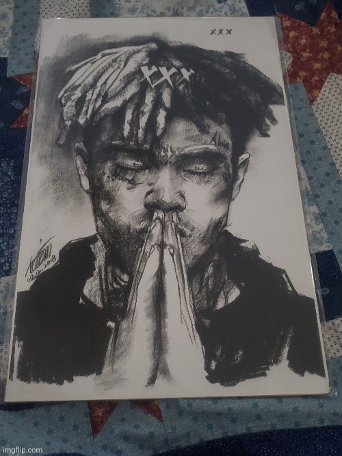 image tagged in xxxtentacion,drawing | made w/ Imgflip meme maker