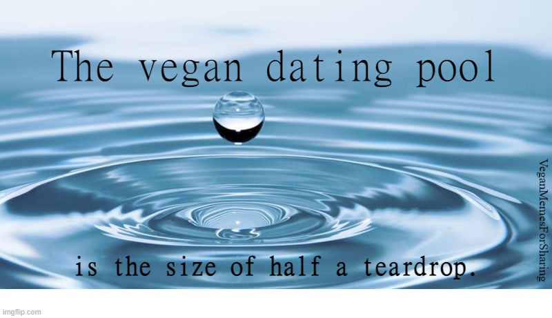 Dating | image tagged in vegan,veganism,dating,love,relationships,internet dating | made w/ Imgflip meme maker