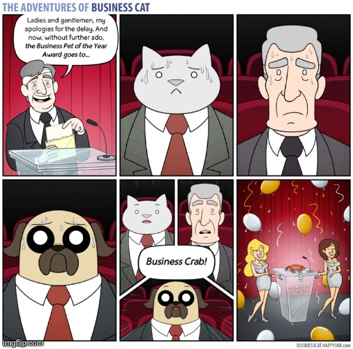 The Adventures of Business Cat #69 - Winner | made w/ Imgflip meme maker