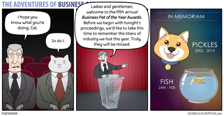 The Adventures of Business Cat #67 - Memoriam | made w/ Imgflip meme maker