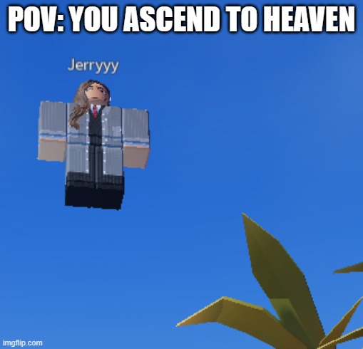 Ascending to heaven | POV: YOU ASCEND TO HEAVEN | image tagged in heaven | made w/ Imgflip meme maker