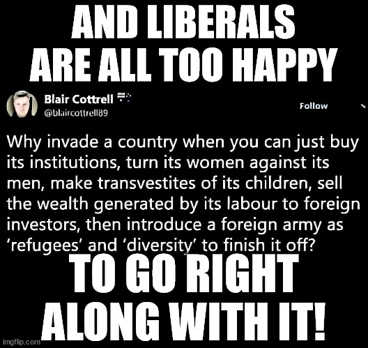 Liberalism truly is a mental disorder. | AND LIBERALS ARE ALL TOO HAPPY; TO GO RIGHT ALONG WITH IT! | image tagged in liberalism,liberal logic,stupid liberals | made w/ Imgflip meme maker