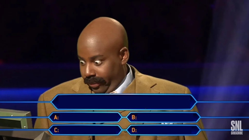 Multiple choice game show Blank Meme Template