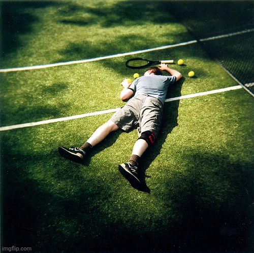 Tennis Defeat | image tagged in memes,tennis defeat | made w/ Imgflip meme maker