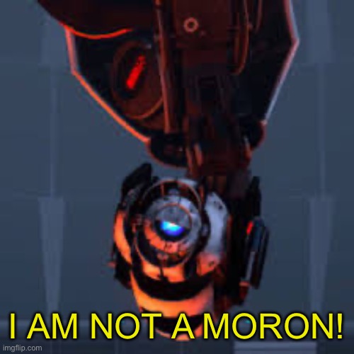 I AM NOT A MORON! | made w/ Imgflip meme maker