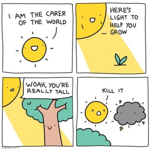 Growth | image tagged in photosynthesis,sun,taller,growth,comics,comics/cartoons | made w/ Imgflip meme maker