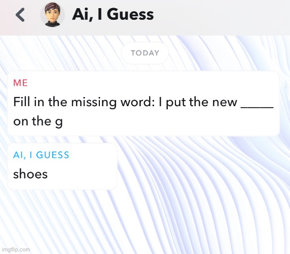 Nawww ai doesn’t know the word | made w/ Imgflip meme maker