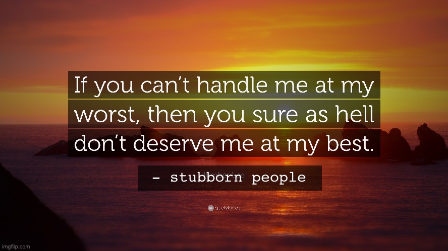 - stubborn people | made w/ Imgflip meme maker