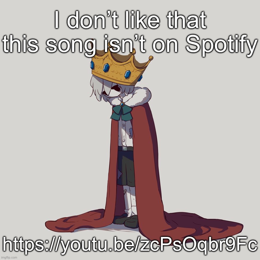 Avogado6 depression | I don’t like that this song isn’t on Spotify; https://youtu.be/zcPsOqbr9Fc | image tagged in avogado6 depression | made w/ Imgflip meme maker
