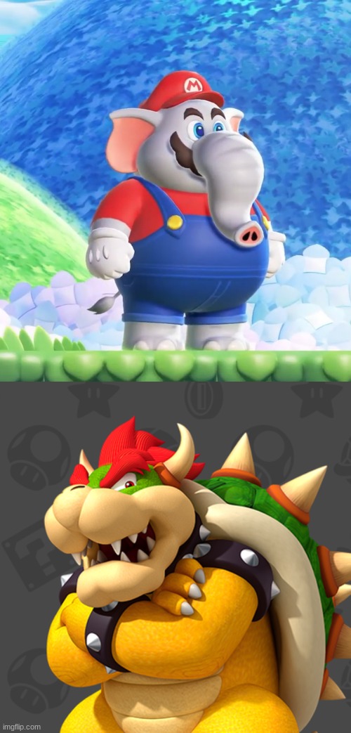 Mario versus Bowser