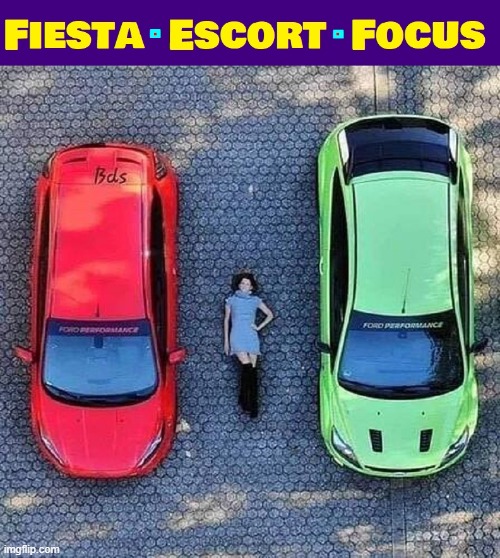 Need a Ride? Consider these... | image tagged in vince vance,memes,escort,fiesta,focus,cars | made w/ Imgflip meme maker