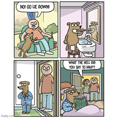 Listen Dog | image tagged in comics | made w/ Imgflip meme maker