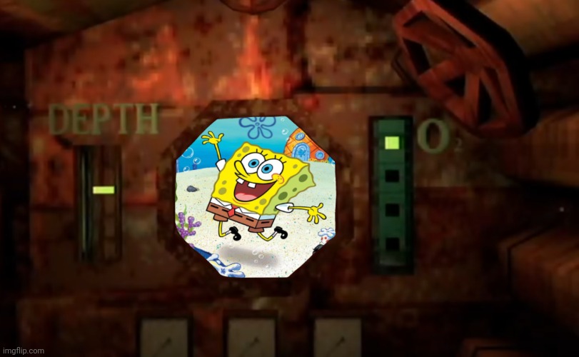 Spongebob in iron lung | image tagged in spongebob in iron lung | made w/ Imgflip meme maker