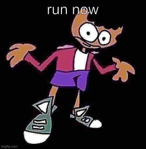 Crunch V5 (PNG) | run now | image tagged in crunch v5 png | made w/ Imgflip meme maker