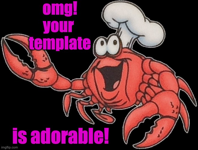 Shrimp | omg!
your 
template is adorable! | image tagged in shrimp | made w/ Imgflip meme maker