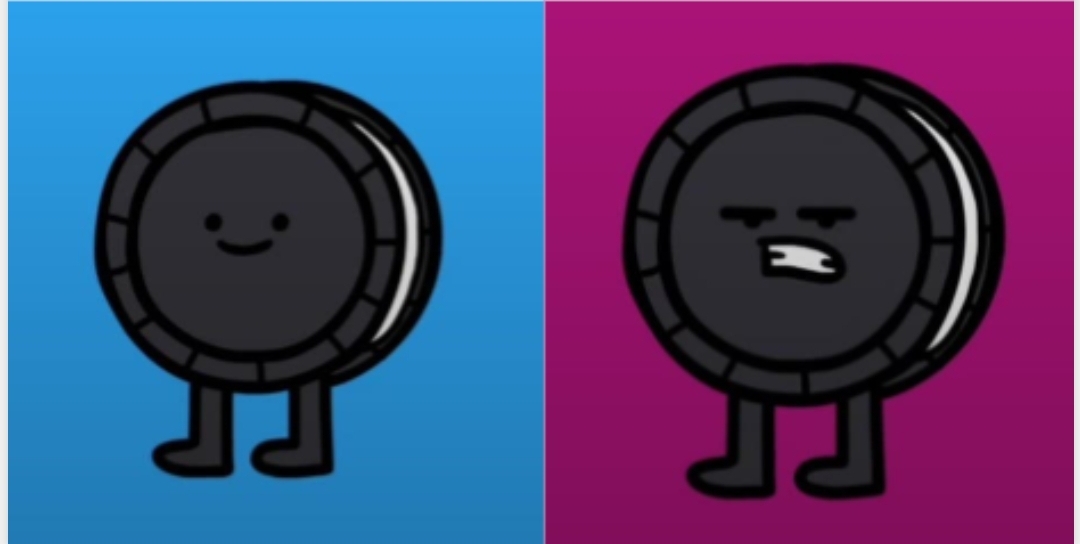 Happy and Angry Oreos Blank Meme Template