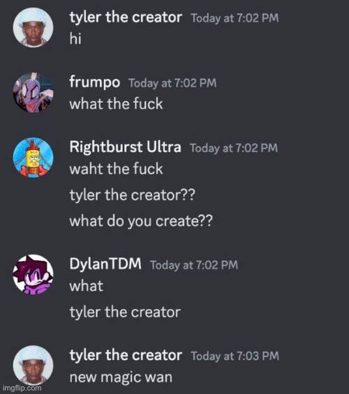 Tyler The Creator Discord GIF - Tyler The Creator Discord