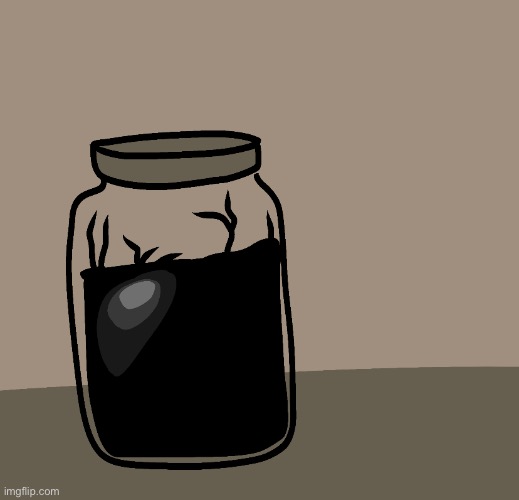 Phantom kept a jar of the Corrupt Substance in case he would ever need to go into his Soulless form again. | made w/ Imgflip meme maker