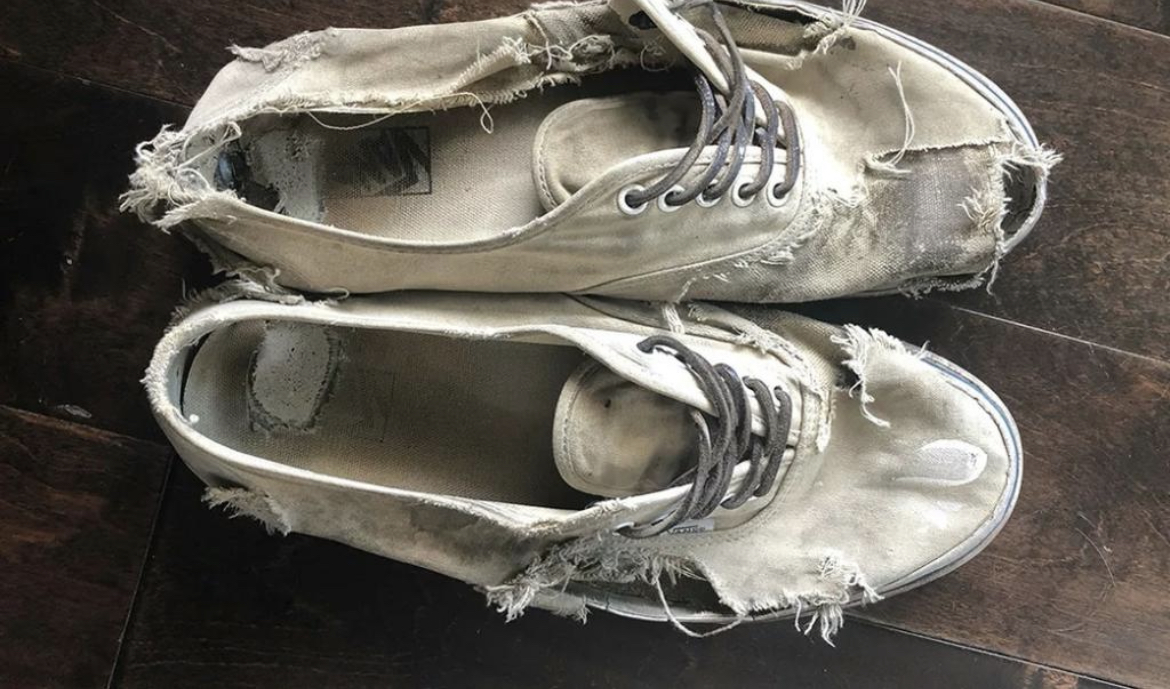 Crusty shoes Blank Meme Template