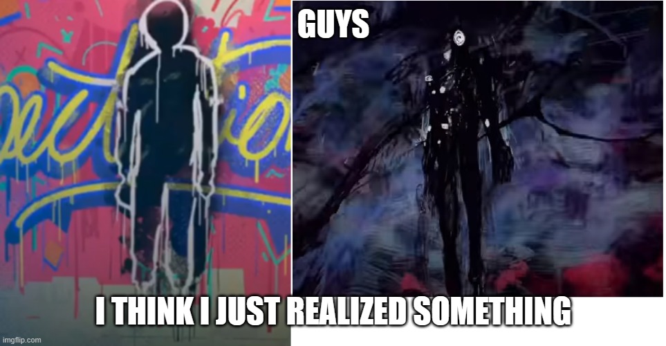 spider | GUYS; I THINK I JUST REALIZED SOMETHING | image tagged in spiderman,spiderverse,memes,funny | made w/ Imgflip meme maker
