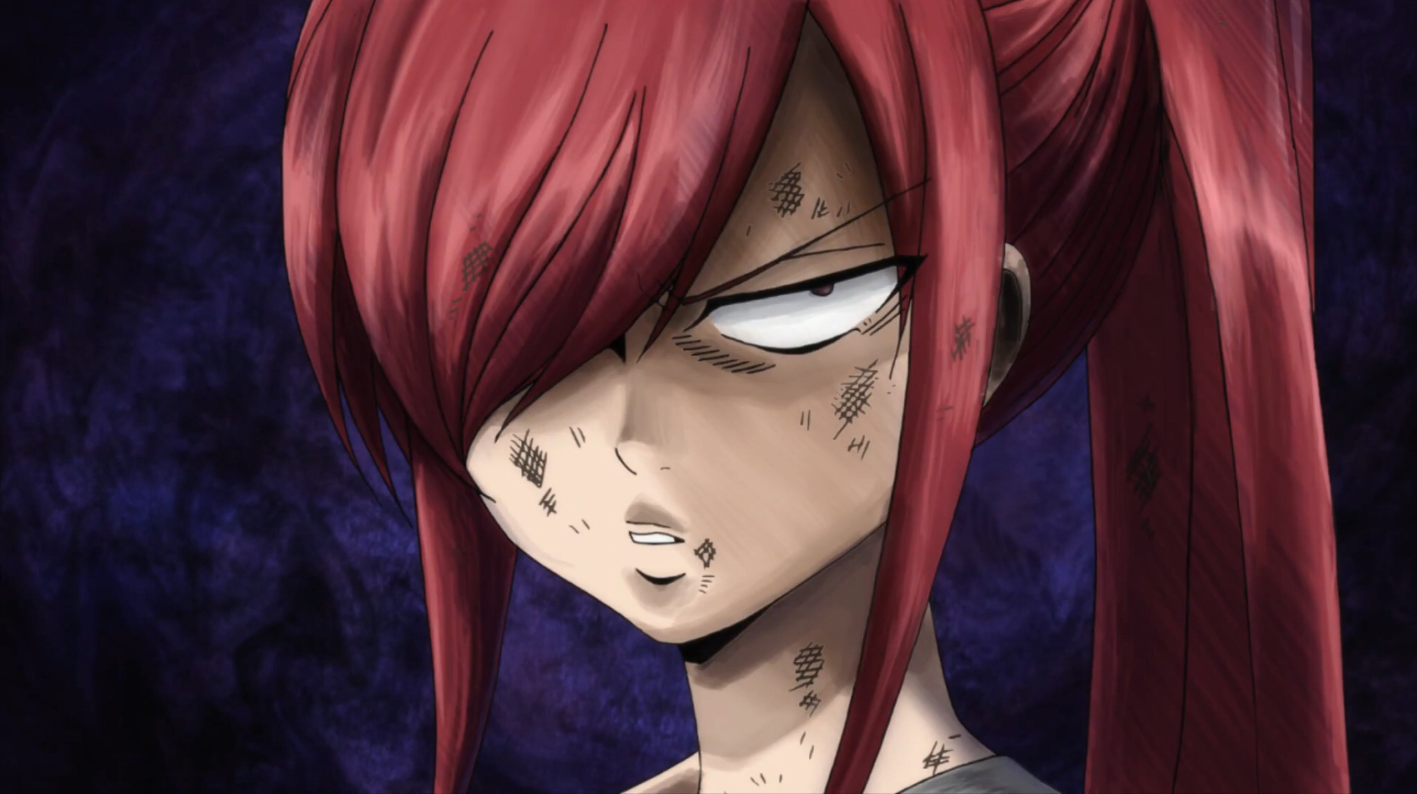 High Quality Erza is Madly Unimpressed Blank Meme Template