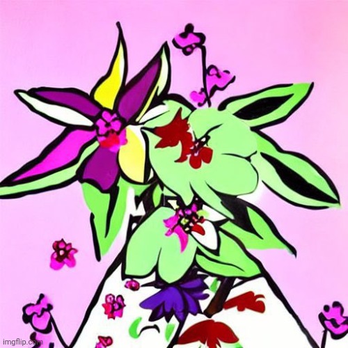 Cool flower | made w/ Imgflip meme maker