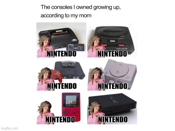 It's all Nintendo | image tagged in n64,nintendo,playstation,gameboy | made w/ Imgflip meme maker