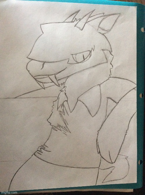 Bandit just chillin even tho his vest is ripped | made w/ Imgflip meme maker