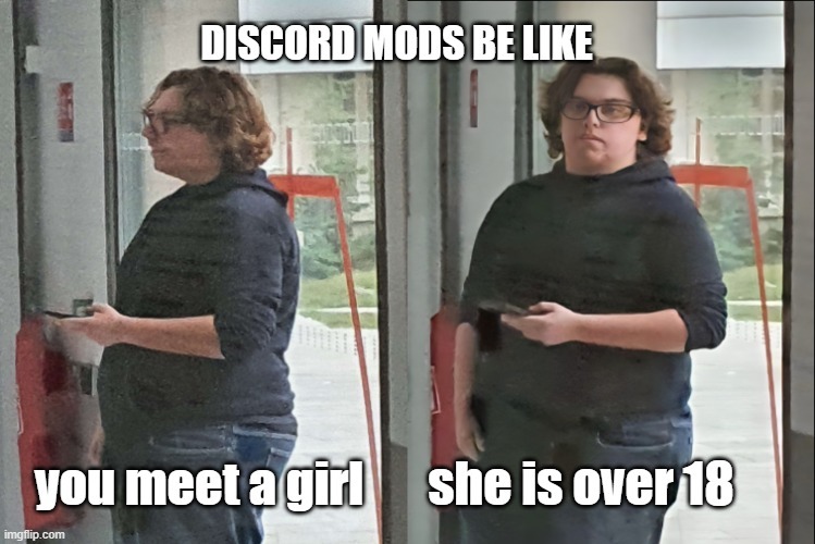 High Quality Discord mods be like Blank Meme Template