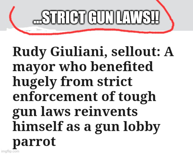 ...STRICT GUN LAWS!! | made w/ Imgflip meme maker