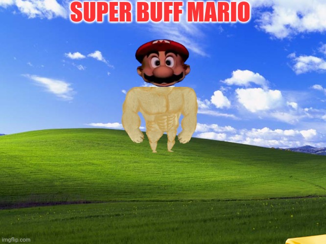 Super buff mario | SUPER BUFF MARIO | image tagged in super buff mario | made w/ Imgflip meme maker