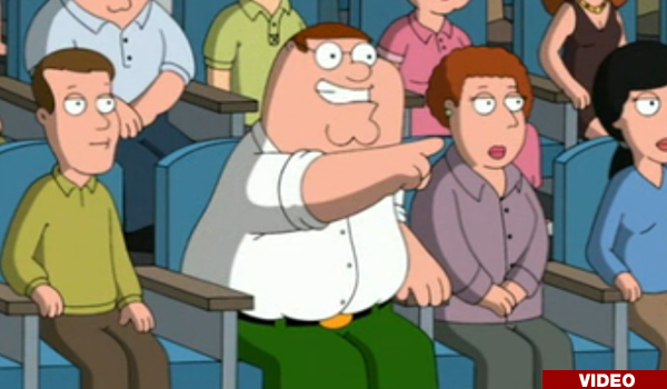 High Quality Peter Griffin when they say the name of the movie Blank Meme Template