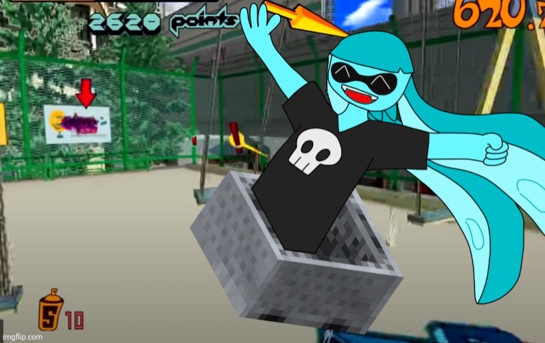 Badass image  of Skatez speeding through tokyo-to with a minecar | image tagged in badass image of skatez speeding through tokyo-to with a minecar | made w/ Imgflip meme maker