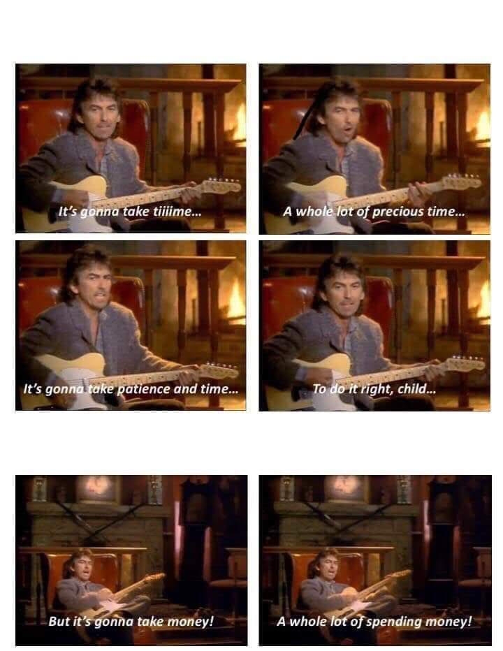 High Quality George Harrison Blank Meme Template