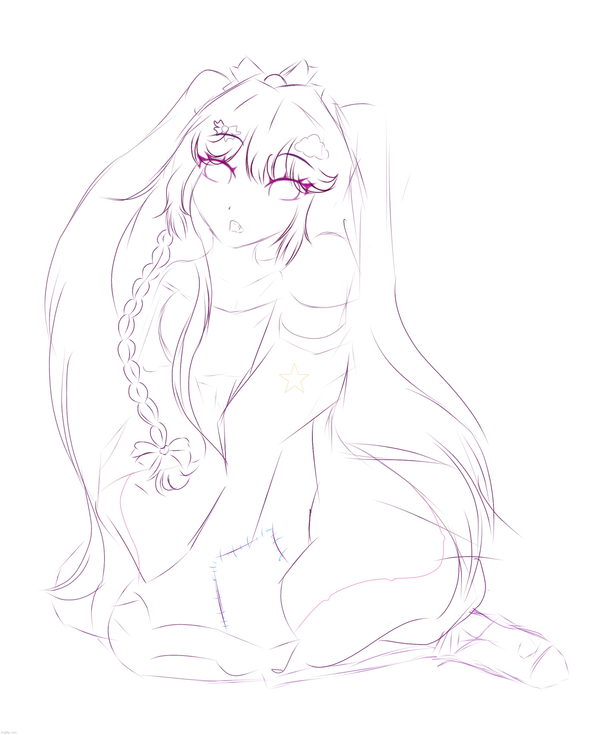 trying dif styles for fun (at some point ill get to the characters js- dont have the motivation for it rn sorry) | made w/ Imgflip meme maker