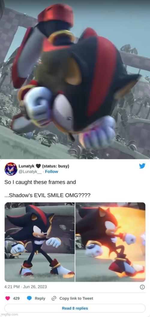 cuh | image tagged in shadow being a silly billy | made w/ Imgflip meme maker