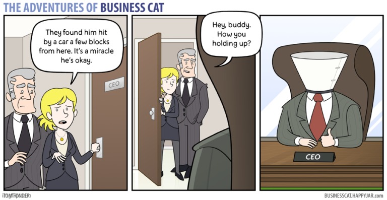 The Adventures of Business Cat #74 - Recovery | made w/ Imgflip meme maker