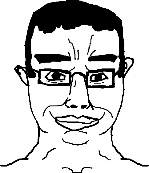 Smiling Chud Blank Template - Imgflip